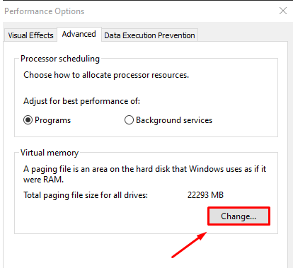 change screen