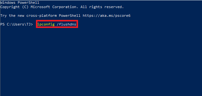 powershell window