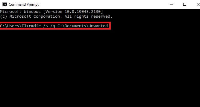 command prompt