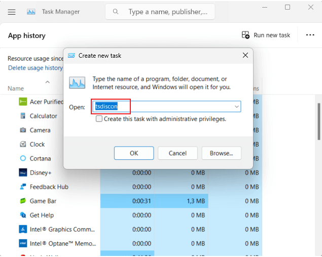 Create new task